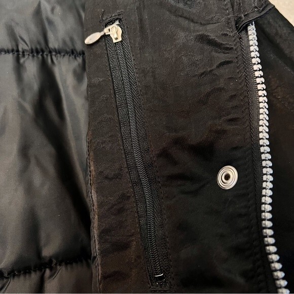 NILS Vintage 90s Ski Snow Jacket Black Size 8 - Picture 7 of 10